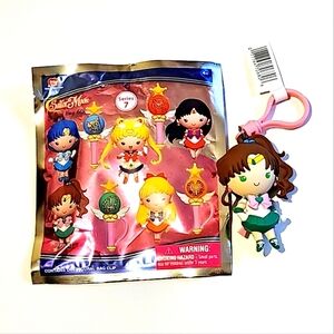 *3 for $30* Sailor Jupiter Figural Keyring - Purse Pal - Sailor Moon Blind Bag